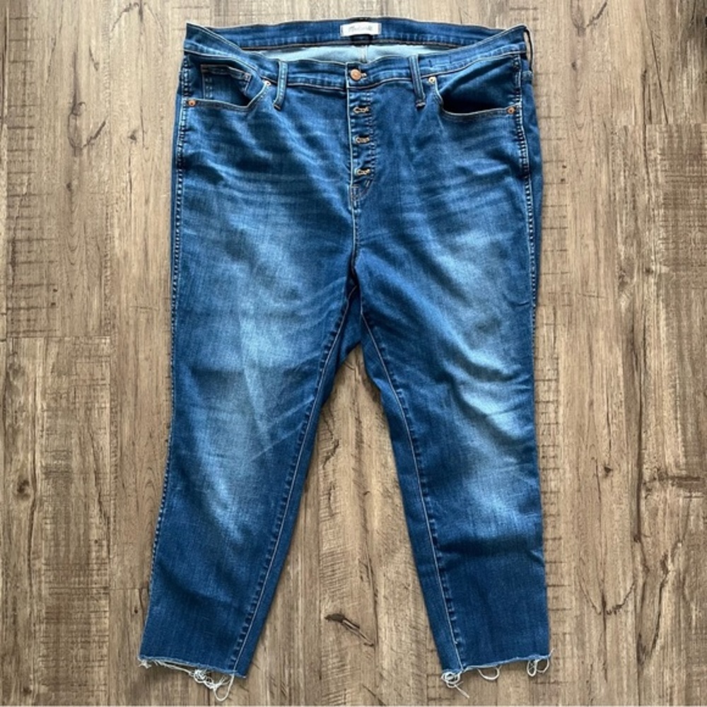 Madewell Jean High Rise Crop